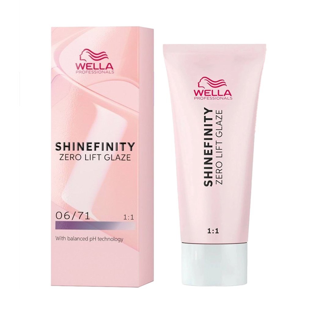 Напівперманентна фарба для волосся Wella Professionals Shinefinity Zero Lift Glaze 06/71 Frosted Chestnut, 60 мл